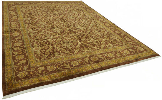 8x12 Hand-Knotted Wool Oushak Rug - 49205