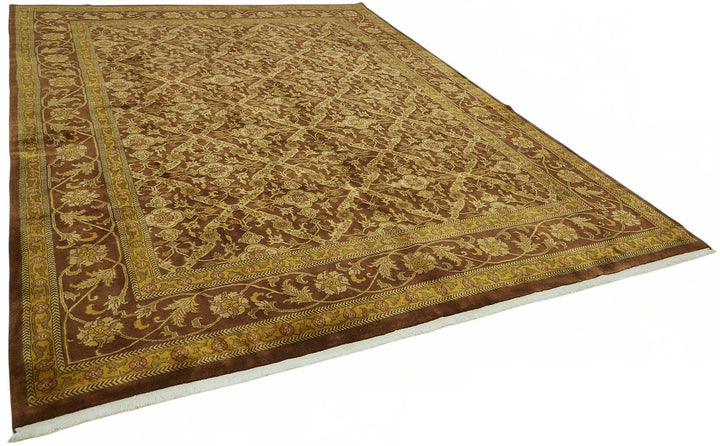 8x12 Hand-Knotted Wool Oushak Rug - 49205