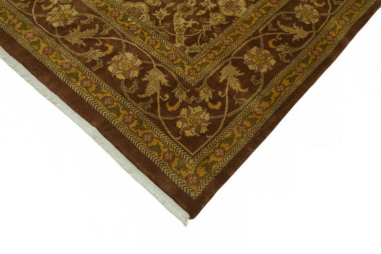 8x12 Hand-Knotted Wool Oushak Rug - 49205