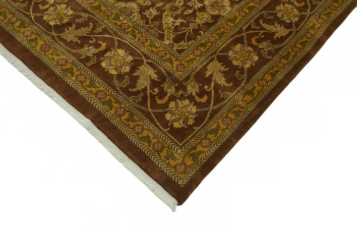 8x12 Hand-Knotted Wool Oushak Rug - 49205