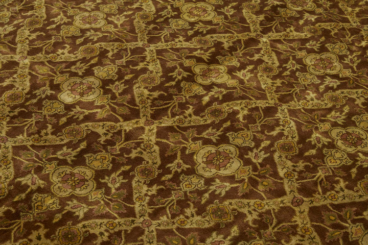 8x12 Hand-Knotted Wool Oushak Rug - 49205