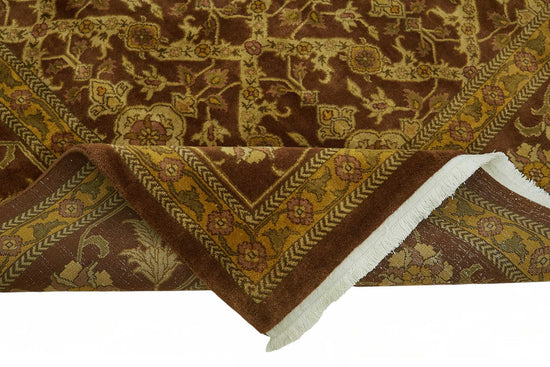 8x12 Hand-Knotted Wool Oushak Rug - 49205