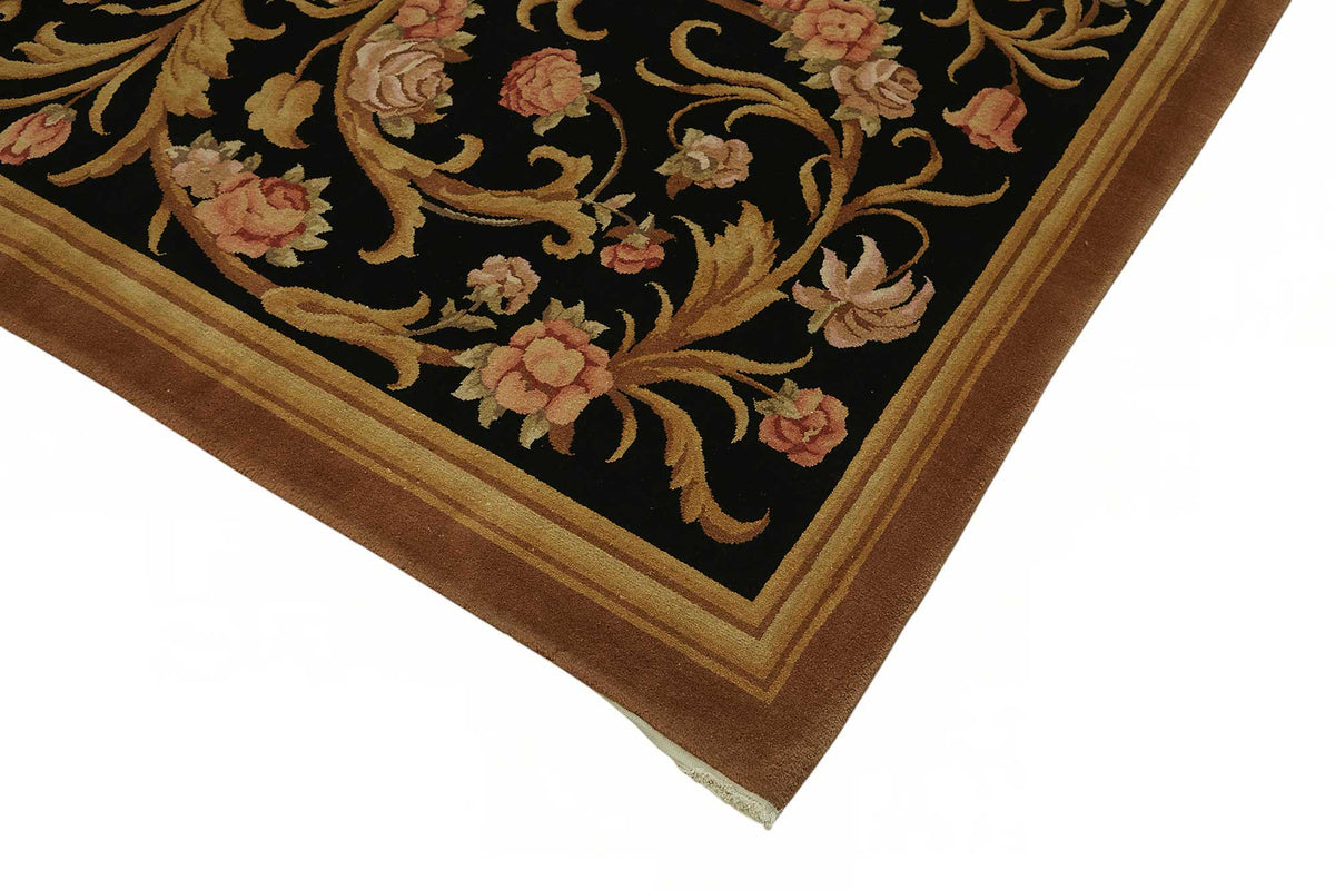 9x12 Hand-Knotted Wool Oushak Rug - 49207