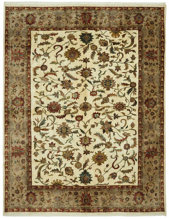 9x12 Hand-Knotted Wool Oushak Rug - 49208