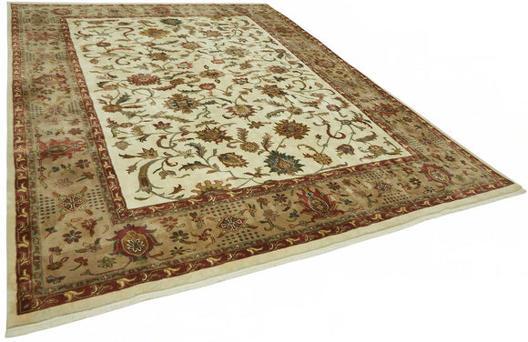 9x12 Hand-Knotted Wool Oushak Rug - 49208