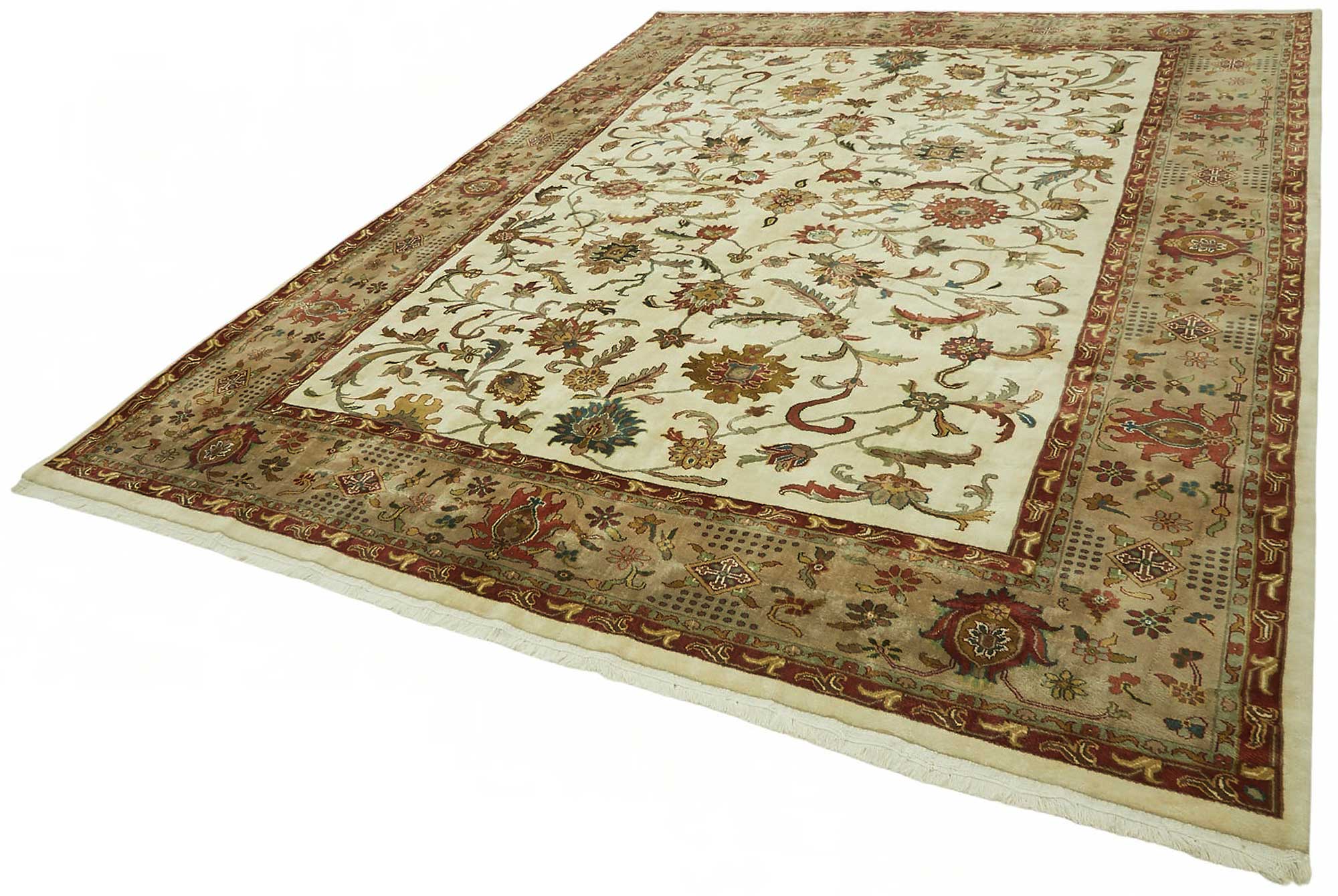 9x12 Hand-Knotted Wool Oushak Rug - 49208