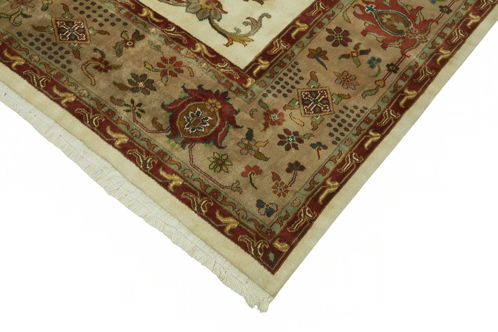 9x12 Hand-Knotted Wool Oushak Rug - 49208