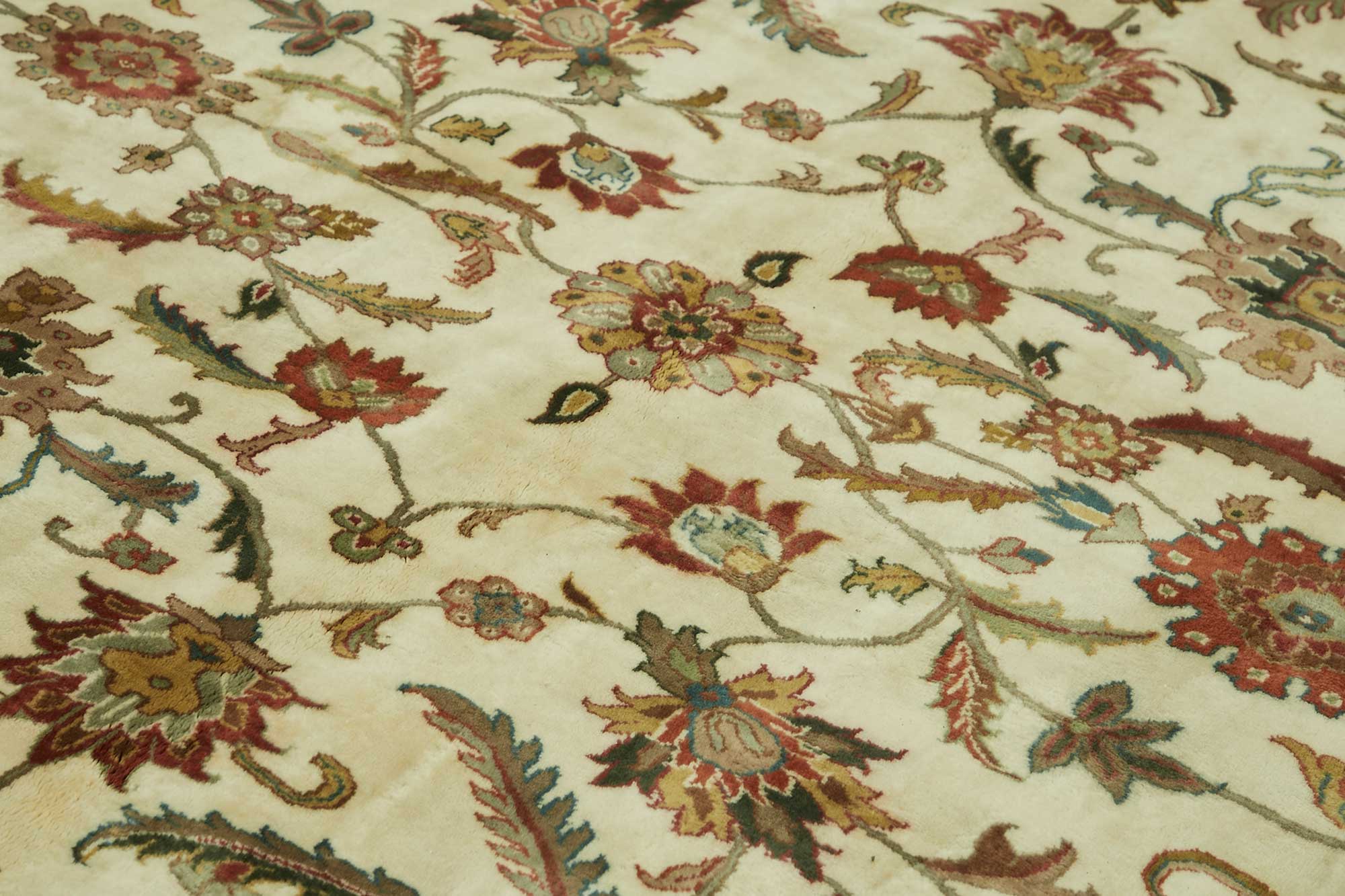 9x12 Hand-Knotted Wool Oushak Rug - 49208