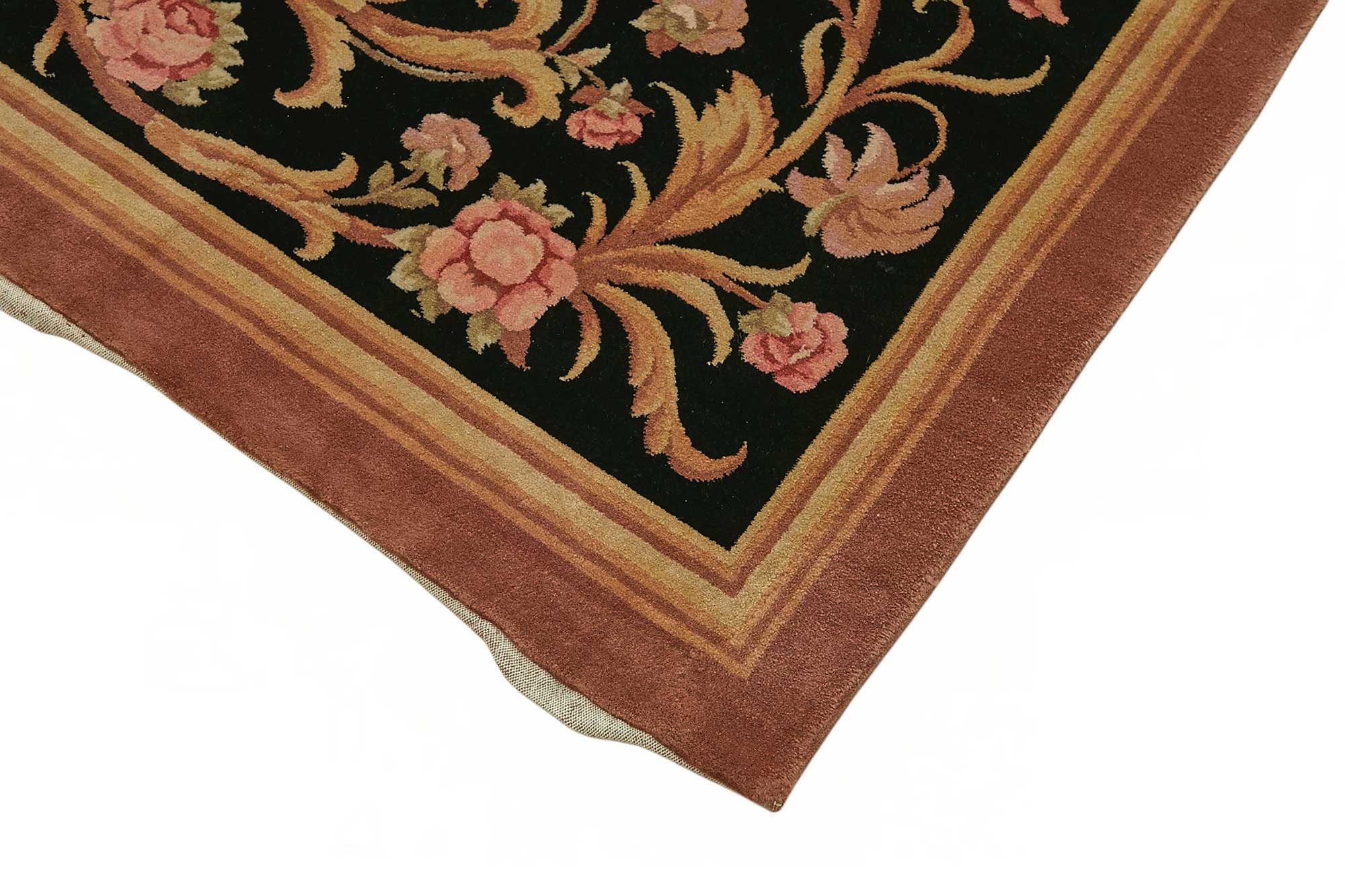 9x12 Hand-Knotted Wool Oushak Rug - 49209