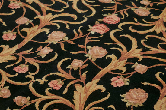9x12 Hand-Knotted Wool Oushak Rug - 49209