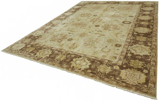 10x13 Hand-Knotted Wool Oushak Rug - 49210