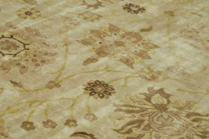 10x13 Hand-Knotted Wool Oushak Rug - 49210