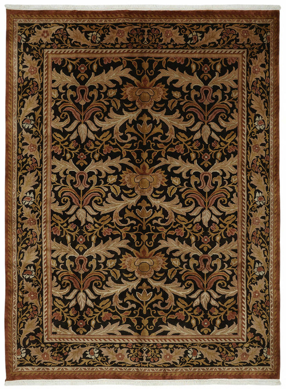 9x12 Hand-Knotted Wool Oushak Rug - 49211