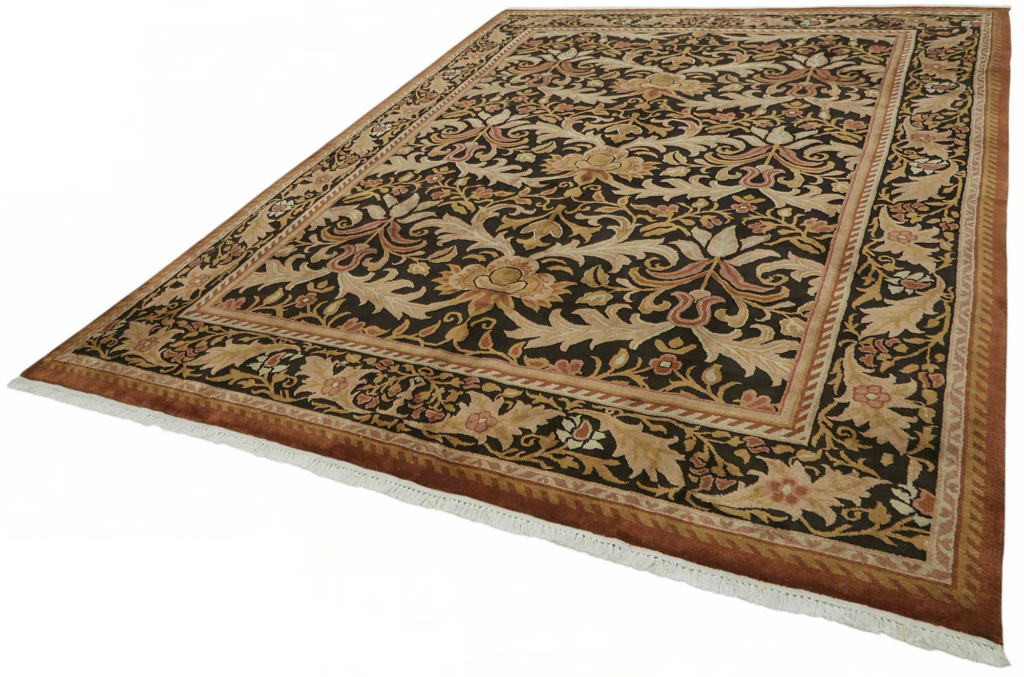 9x12 Hand-Knotted Wool Oushak Rug - 49211