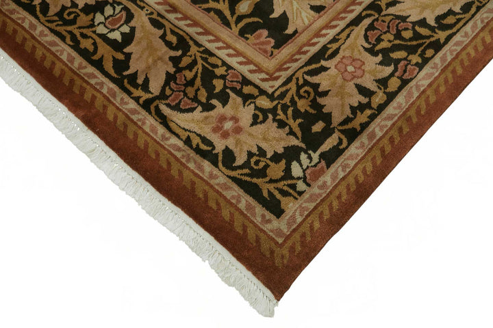 9x12 Hand-Knotted Wool Oushak Rug - 49211