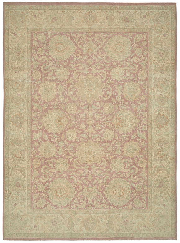 10x13 Hand-Knotted Wool Oushak Rug - 49213