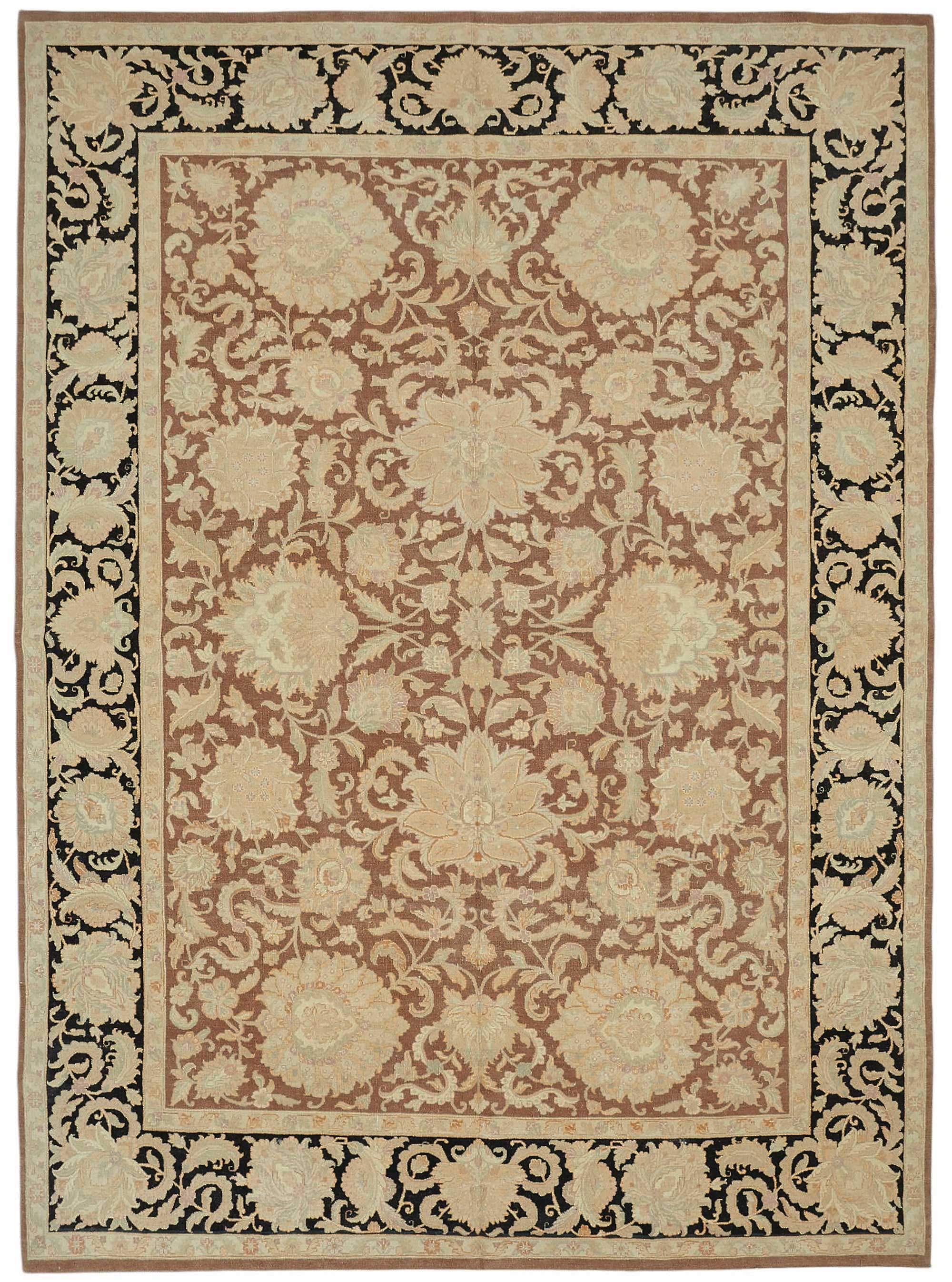 10x14 Hand-Knotted Wool Oushak Rug - 49214