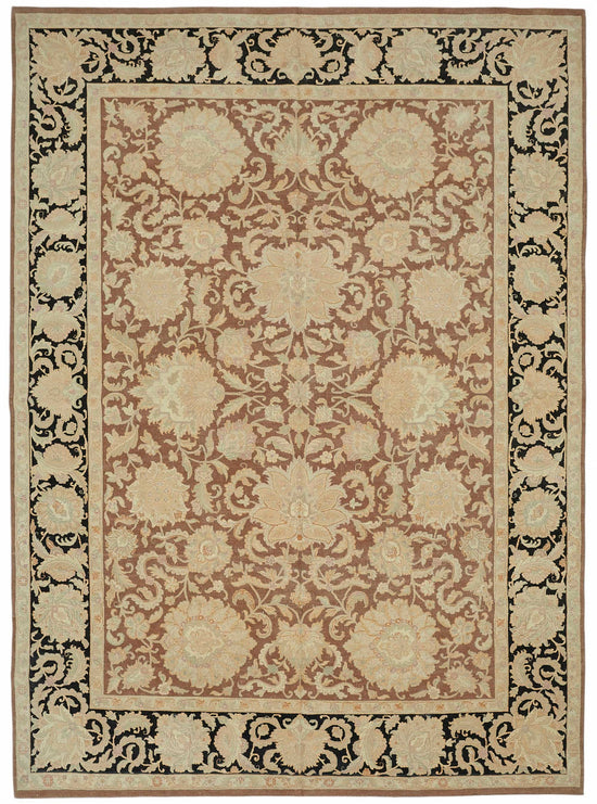 10x14 Hand-Knotted Wool Oushak Rug - 49214