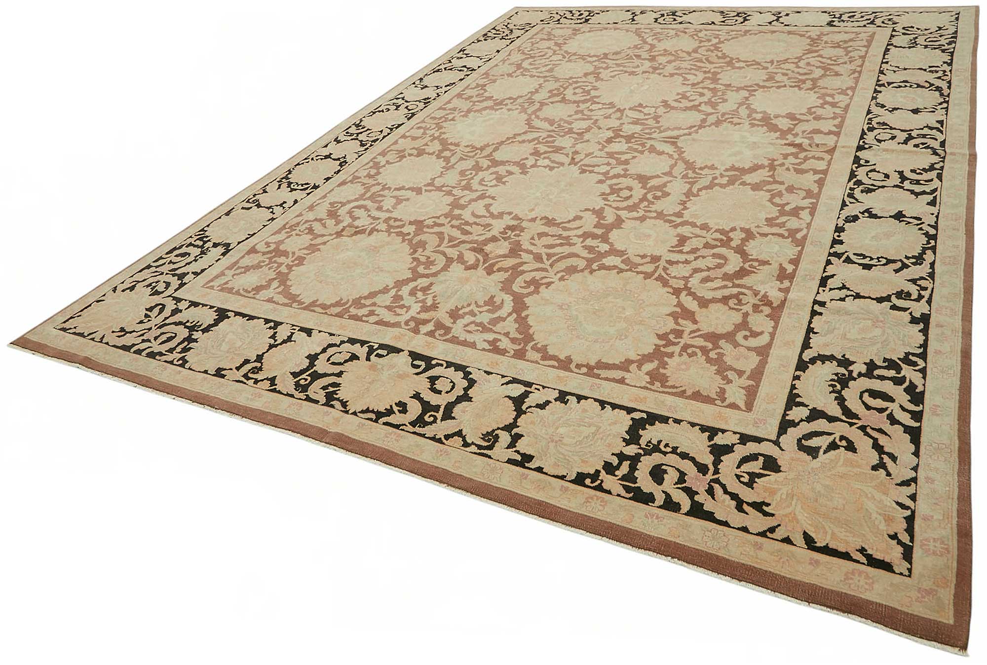 10x14 Hand-Knotted Wool Oushak Rug - 49214