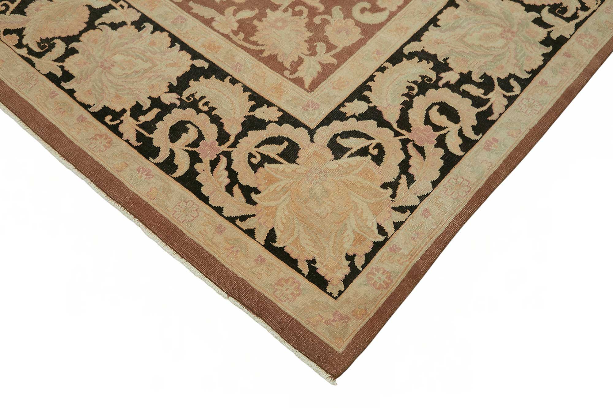 10x14 Hand-Knotted Wool Oushak Rug - 49214