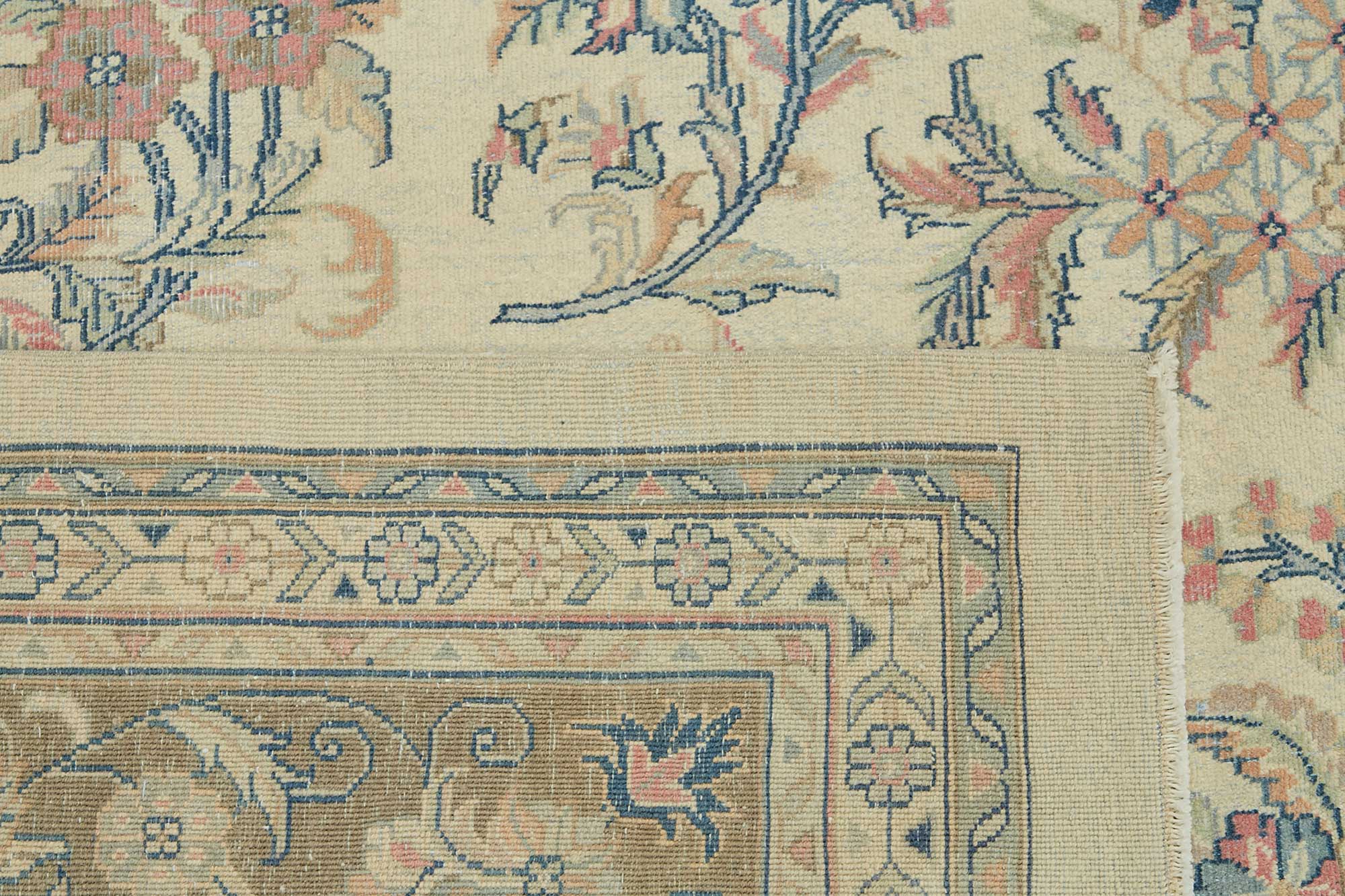 10x14 Beige Vintage Large Area Rug - 49215