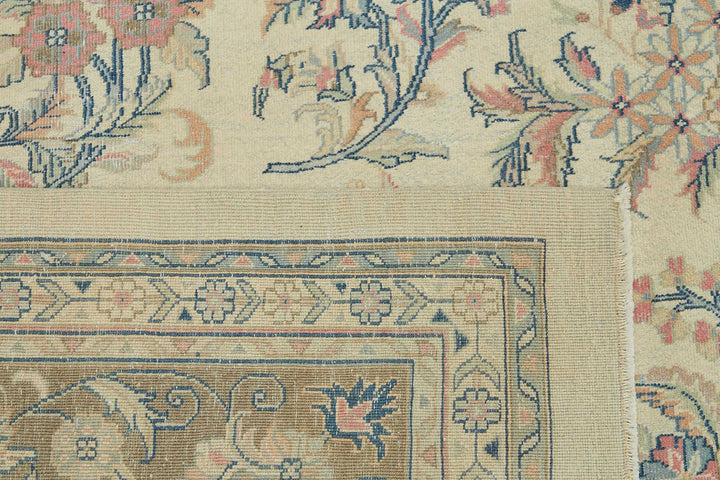 10x14 Beige Vintage Large Area Rug - 49215