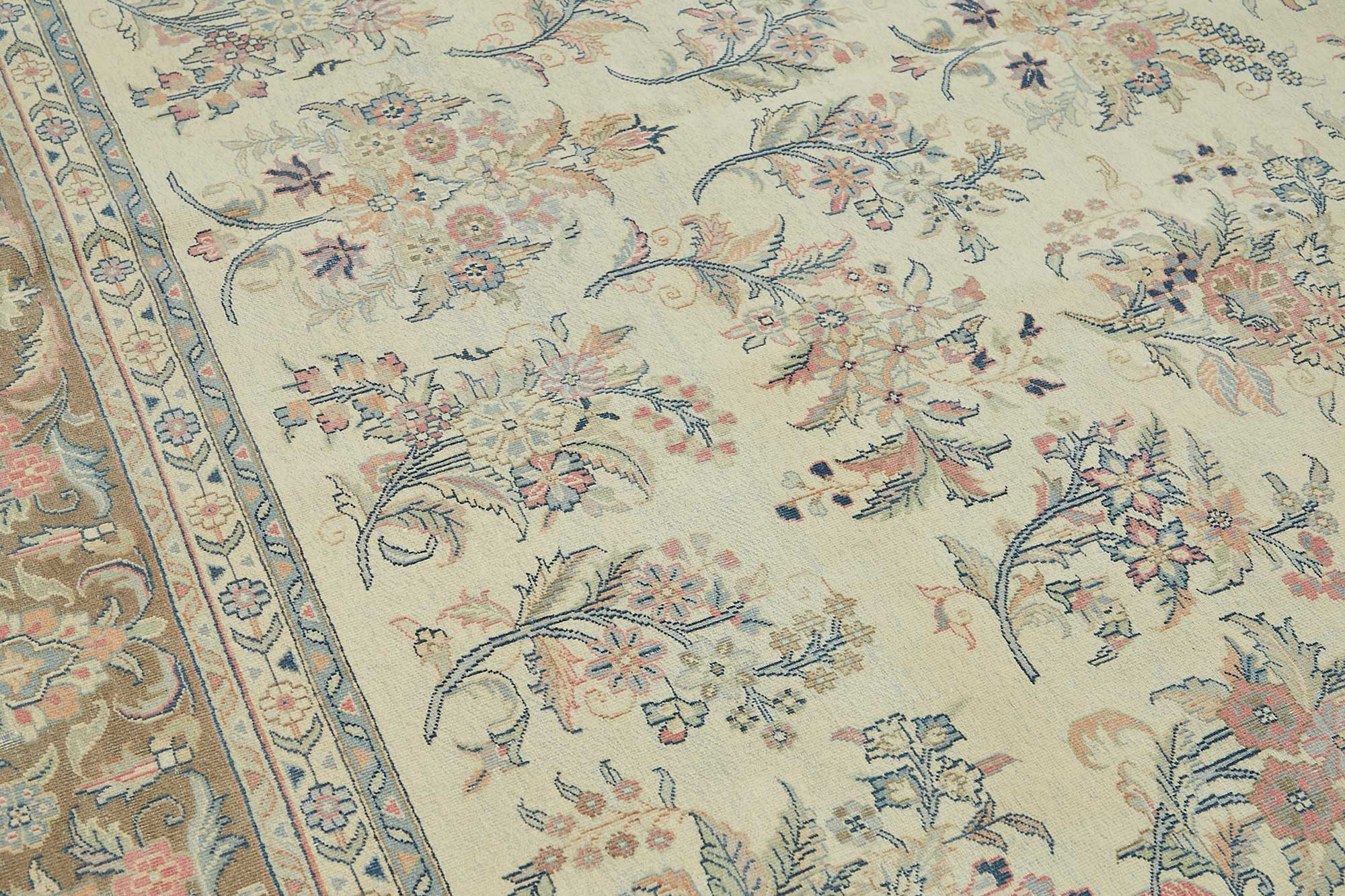 10x14 Beige Vintage Large Area Rug - 49215