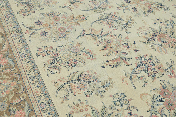 10x14 Beige Vintage Large Area Rug - 49215