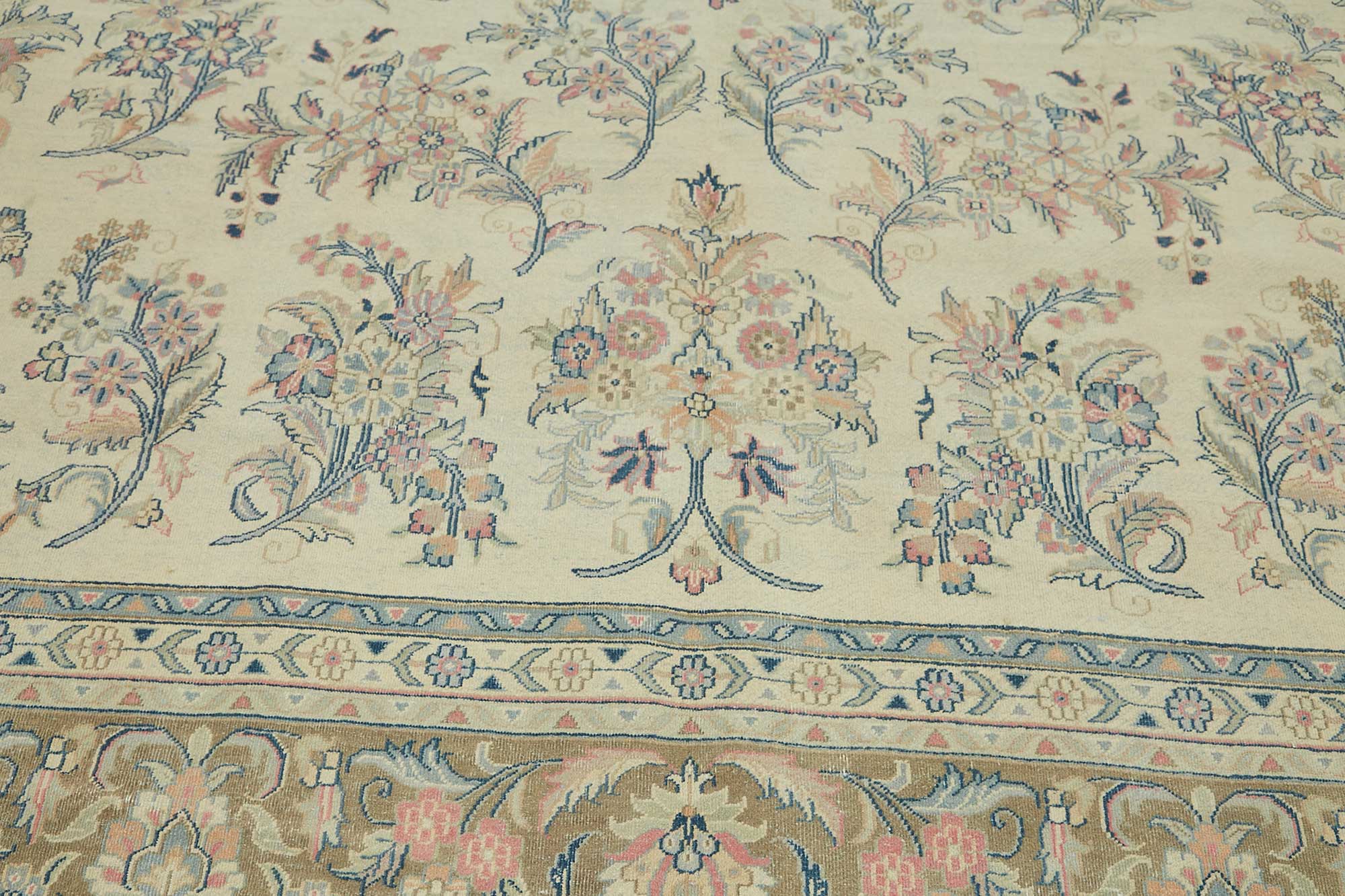 10x14 Beige Vintage Large Area Rug - 49215