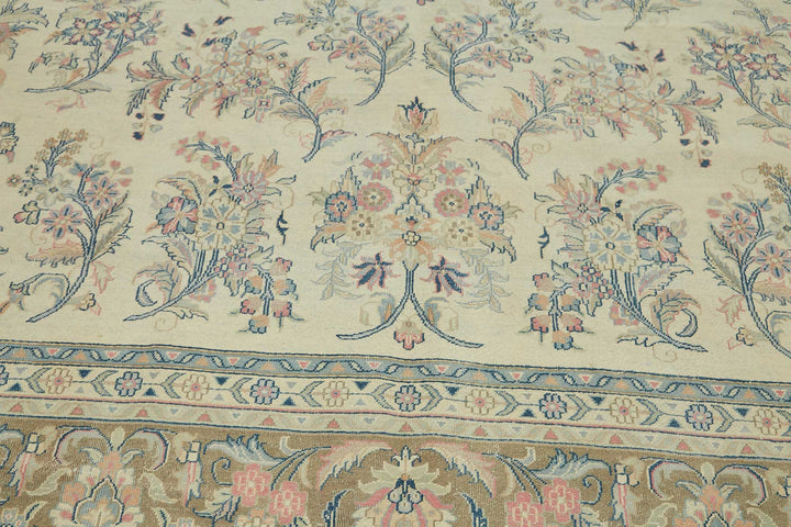 10x14 Beige Vintage Large Area Rug - 49215