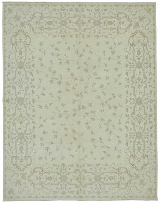8x10 Beige Vintage Large Area Rug - 49217