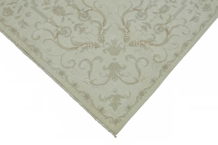 8x10 Beige Vintage Large Area Rug - 49217