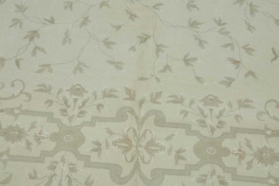 8x10 Beige Vintage Large Area Rug - 49217