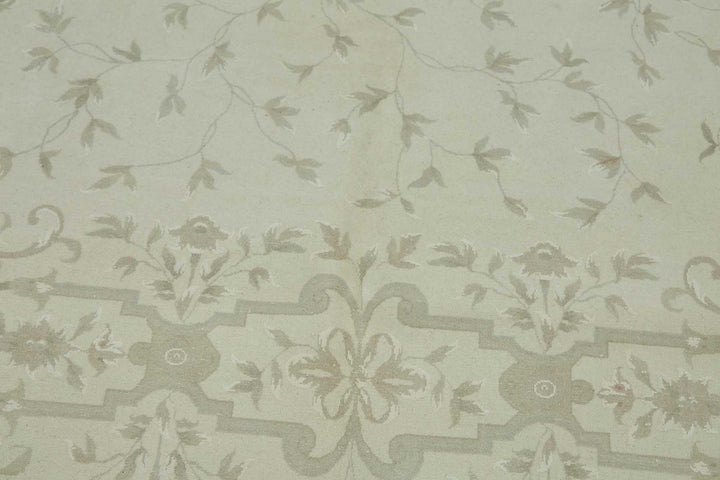 8x10 Beige Vintage Large Area Rug - 49217