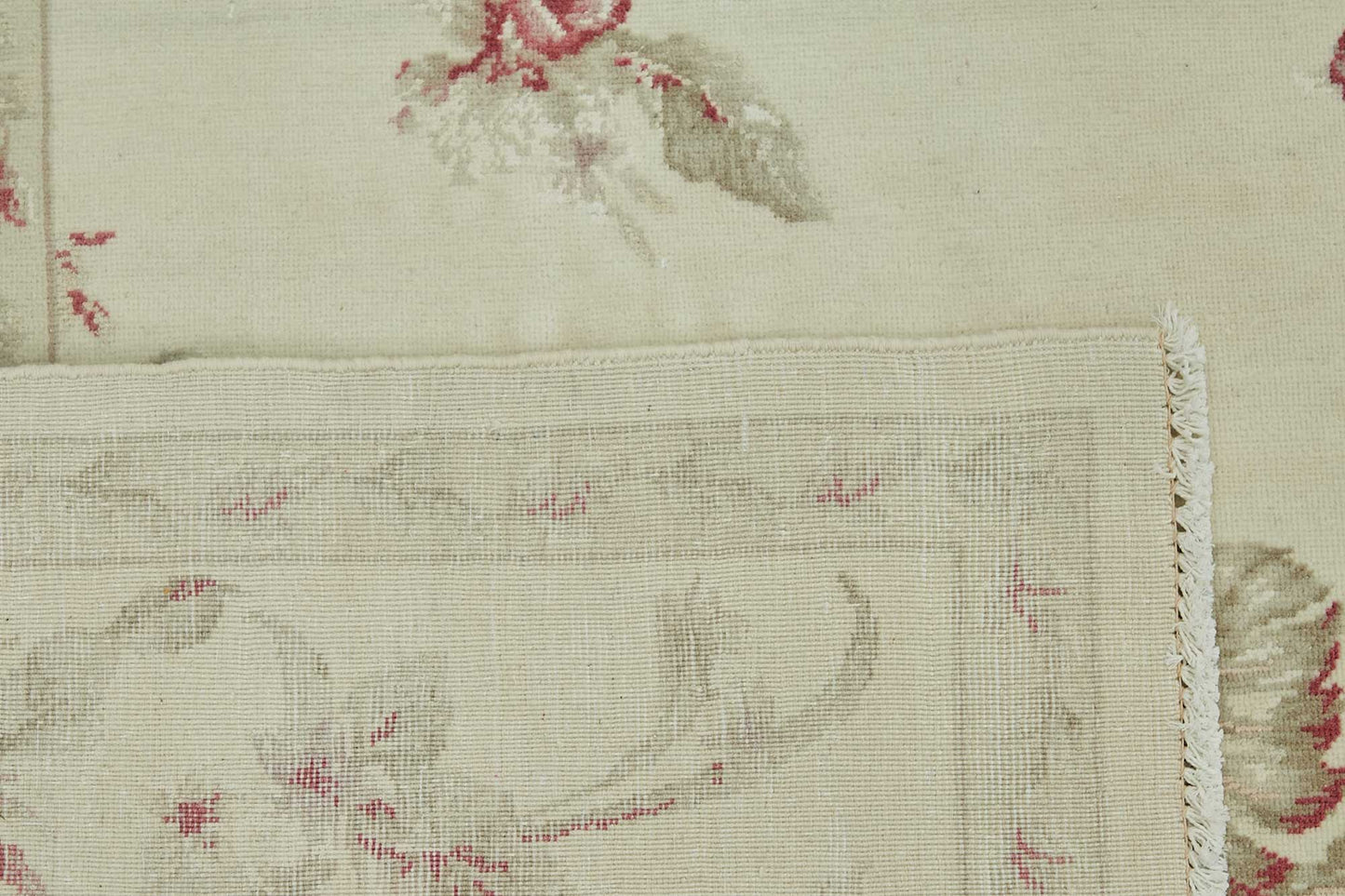 8x10 Beige Vintage Large Area Rug - 49218