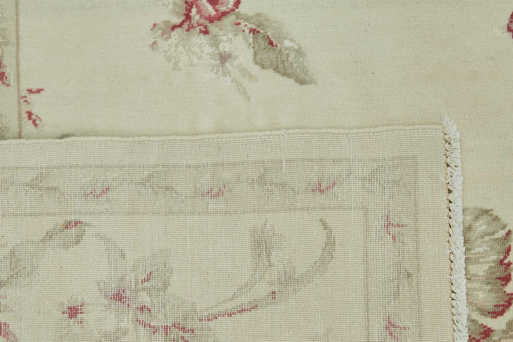 8x10 Beige Vintage Large Area Rug - 49218