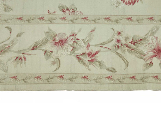 8x10 Beige Vintage Large Area Rug - 49218