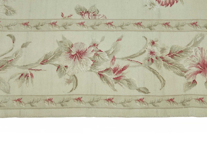 8x10 Beige Vintage Large Area Rug - 49218