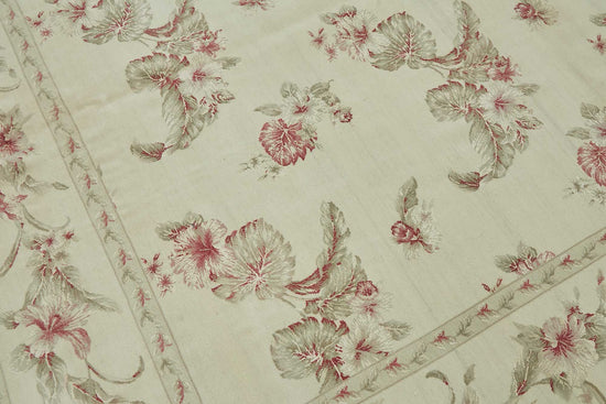 8x10 Beige Vintage Large Area Rug - 49218