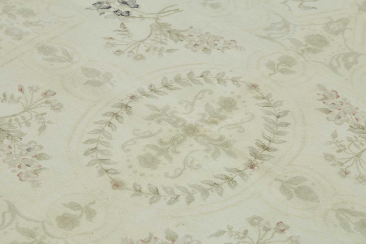 8x12 Beige Vintage Large Area Rug - 49219