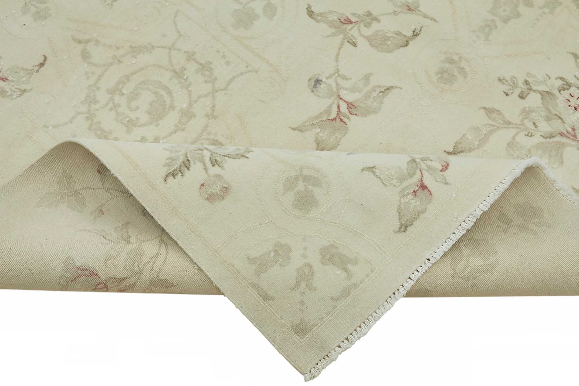 8x12 Beige Vintage Large Area Rug - 49219