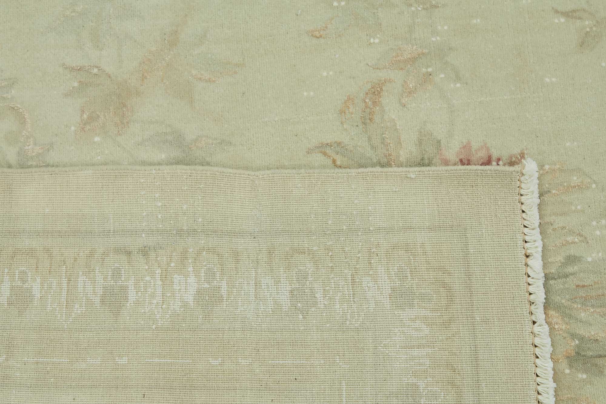 8x11 Beige Vintage Large Area Rug - 49220