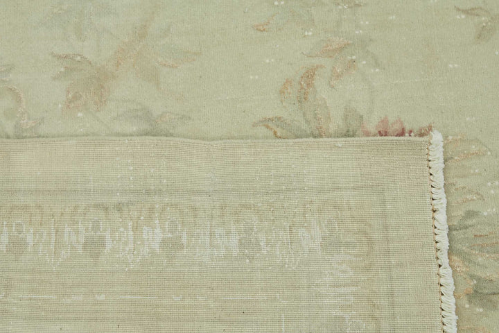 8x11 Beige Vintage Large Area Rug - 49220