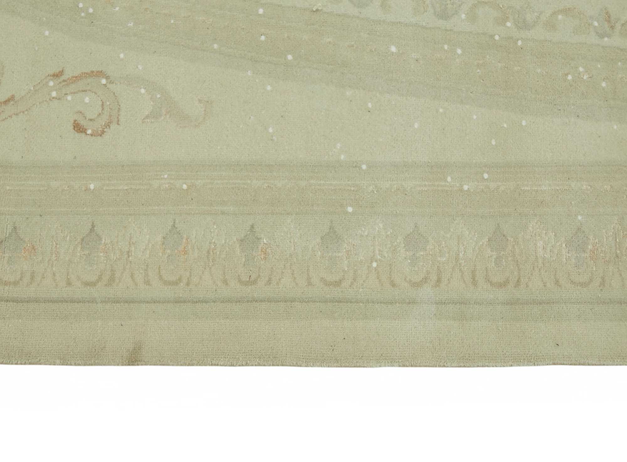 8x11 Beige Vintage Large Area Rug - 49220
