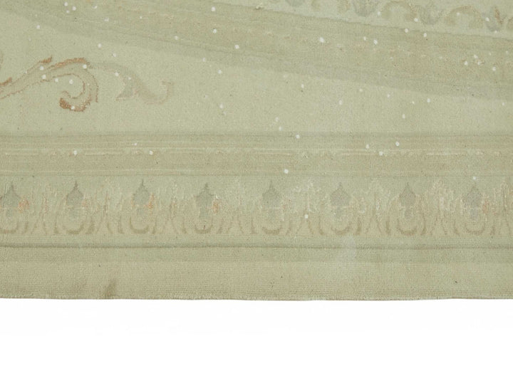 8x11 Beige Vintage Large Area Rug - 49220