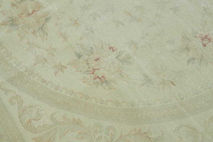 8x11 Beige Vintage Large Area Rug - 49220