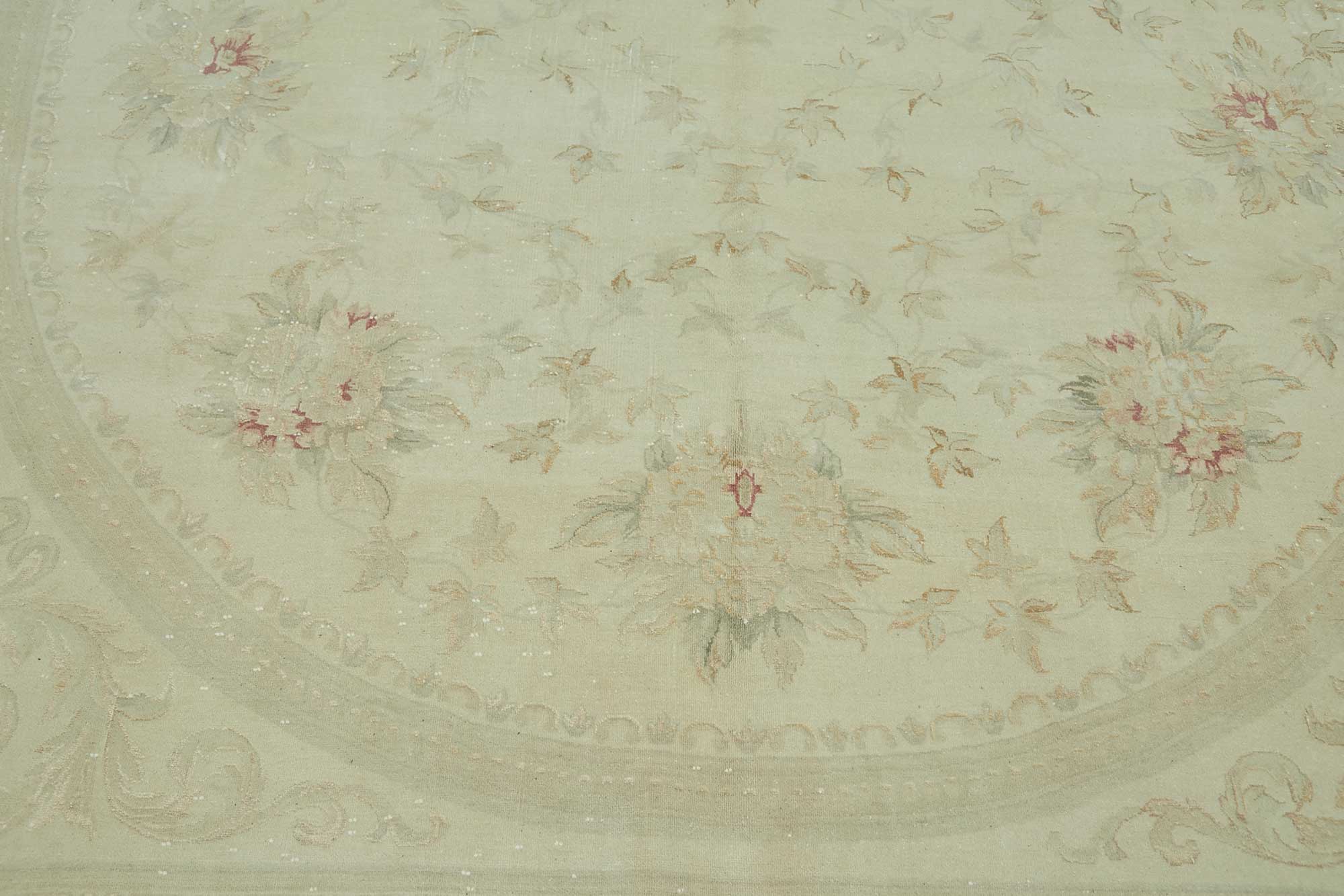 8x11 Beige Vintage Large Area Rug - 49220