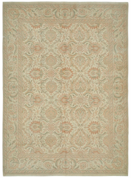 10x14 Beige Vintage Large Area Rug - 49221
