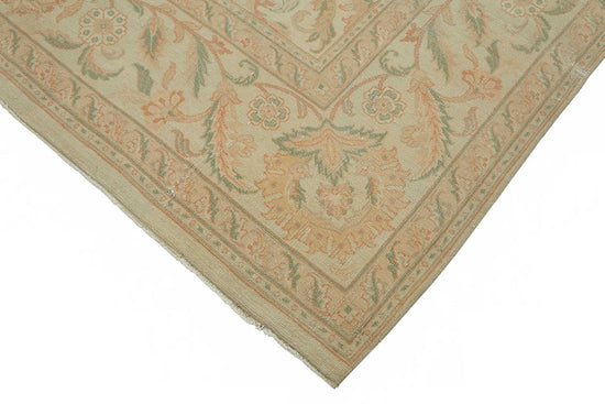 10x14 Beige Vintage Large Area Rug - 49221