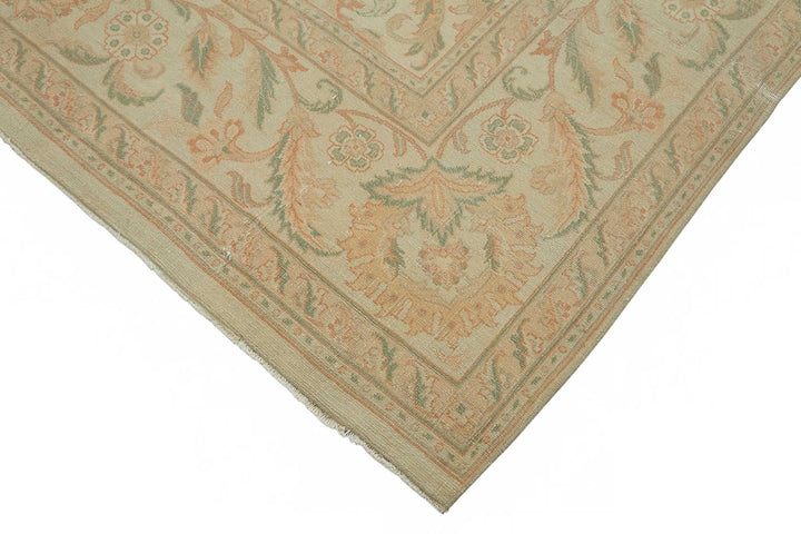 10x14 Beige Vintage Large Area Rug - 49221